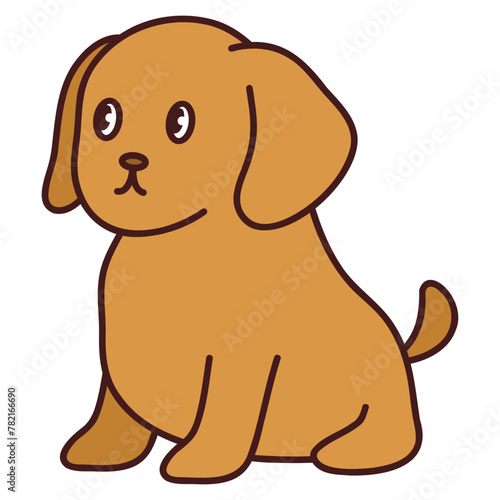 dog animal vector illustration