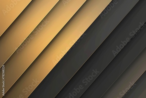 Abstract Black and gold background with diagonal stripes