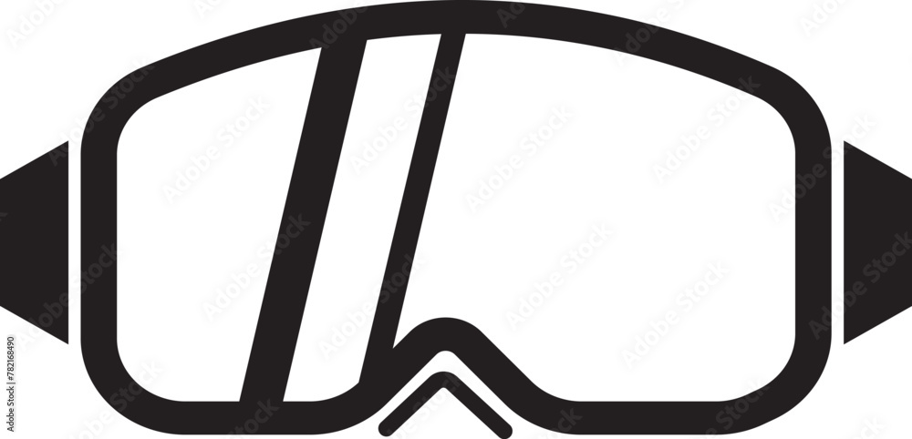 illustration of the welding glasses icon illustration of the welding glasses icon