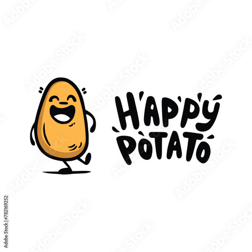 Happy Potato Mascott