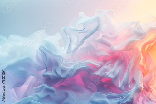 An ethereal abstract background, showcasing vibrant hues and dynamic patterns, perfect for artistic projects