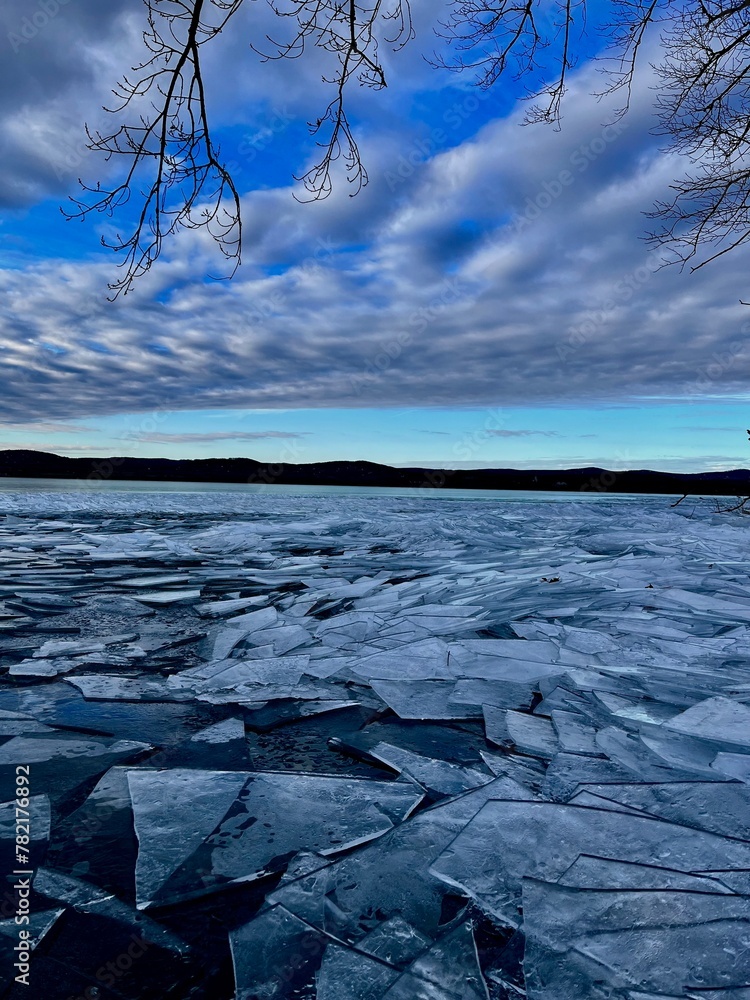 lake in winter