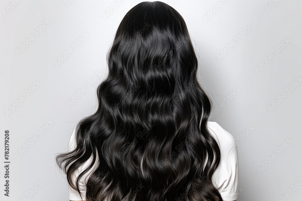 Fototapeta premium Healthy Wavy Hair Close-Up