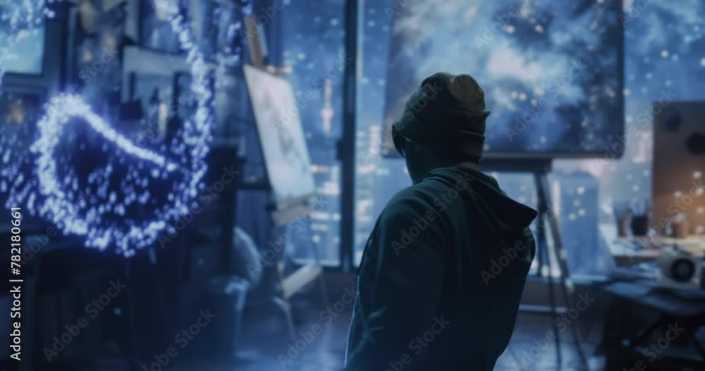 A Man In A Room With A Large Window And A Projection Screen Conference Room Photorealism Augmented Reality A Man In A Room With A Large Window And A Projection Screen Conference Room Photorealism Augmented Reality