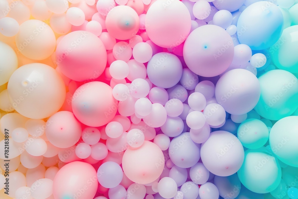 colourful balloons arranged in a gradient pattern background colourful balloons arranged in a gradient pattern background