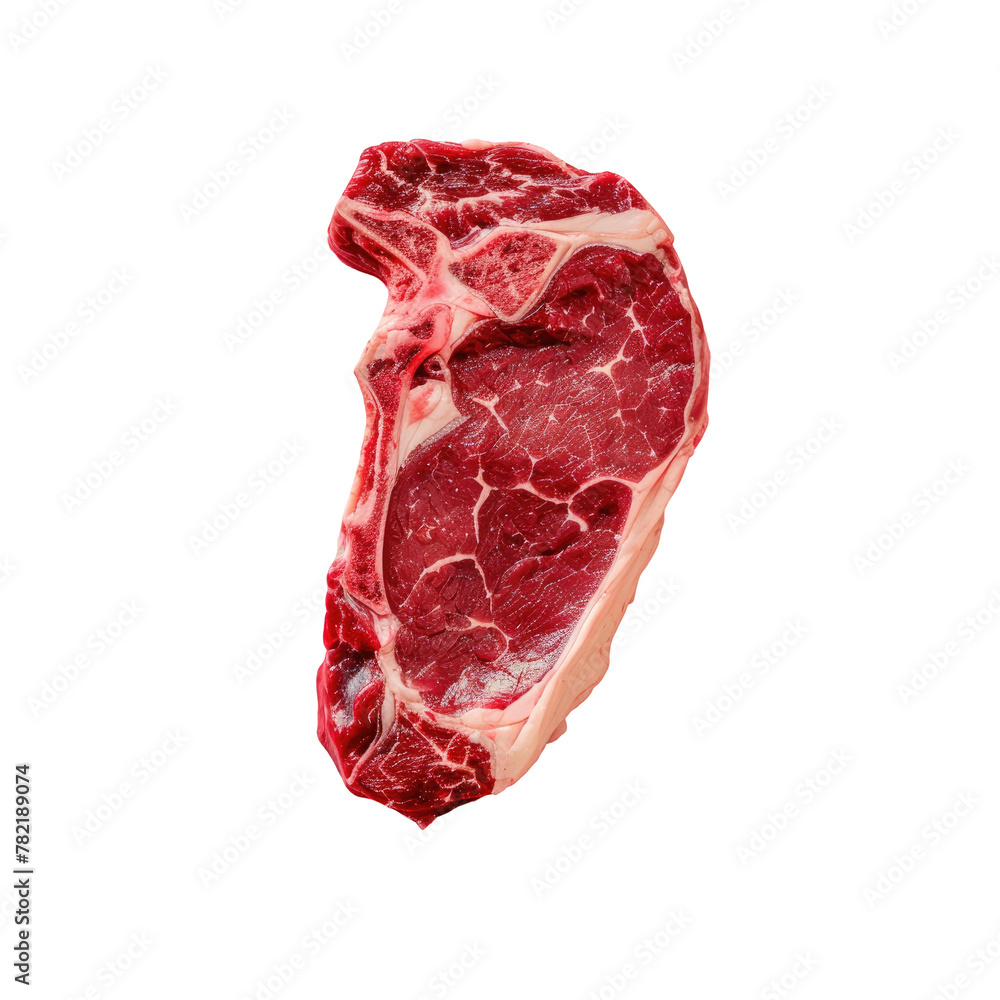 Obraz premium A piece of meat on a Transparent Background