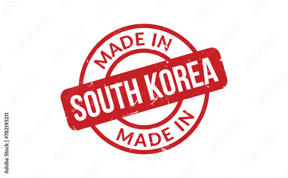 Made In South Korea Rubber Stamp Made In South Korea Rubber Stamp