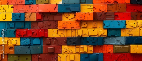 Lego background, lego wall with texture, multi-color wall, modern lego backdrop 