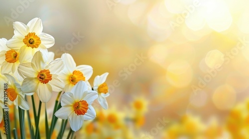 A beautiful field filled with white and yellow flowers. Perfect for nature lovers and spring-themed projects
