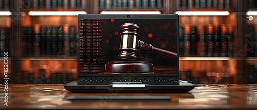 Digital Justice: Cyber Law Enforcement. Concept Online Safety, Data Privacy, Cybercrime Prevention, Law Enforcement Technology, Legal Regulations