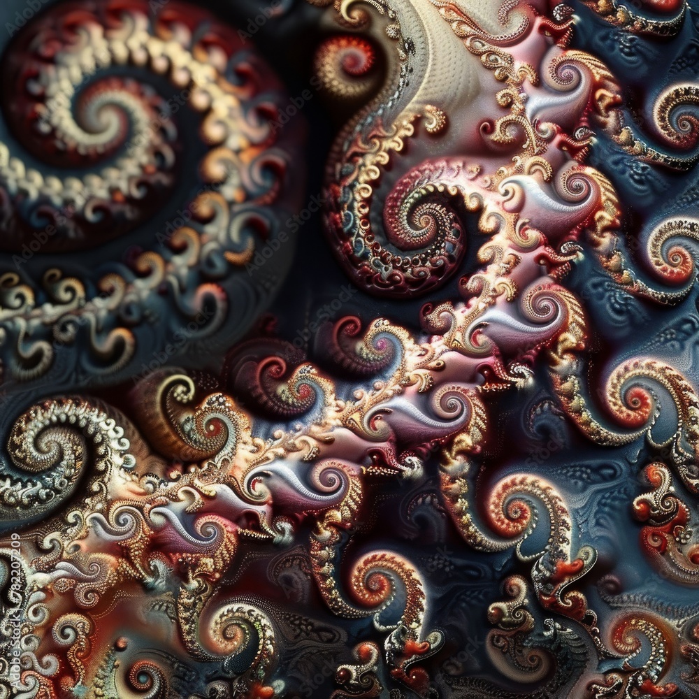 Fractal Patterns Digital Background Fractal Patterns Digital Background