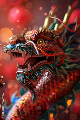 Detailed view of a dragon statue, suitable for fantasy themes