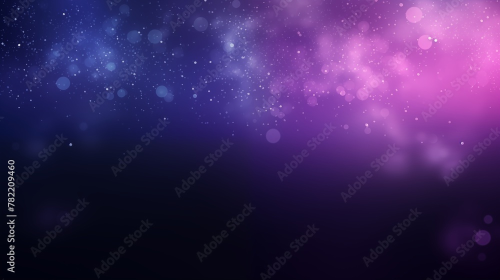 Abstract Artistic Representation of a Cosmic Galaxy with Nebulae and Star Clusters