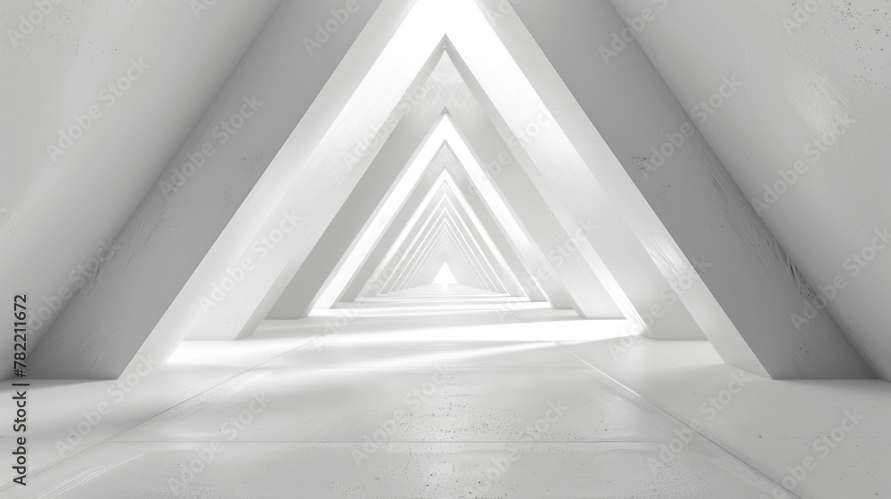 Very Long White Room With Bright Lights Very Long White Room With Bright Lights