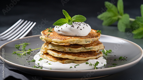 Pancakes with Sour Cream for Parties
