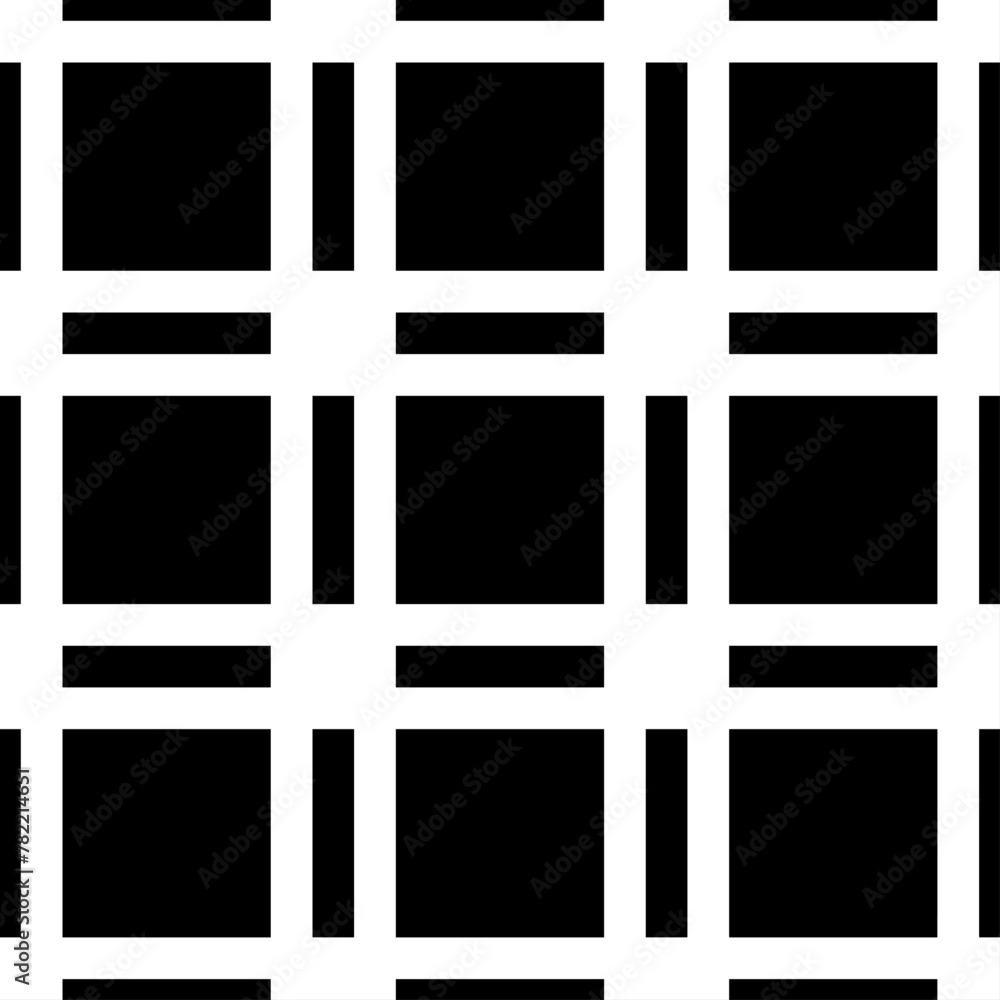 Seamless pattern. Lines, checks ornament. Squares, strokes wallpaper. Ethnic motif. Folk backdrop. Geometric background. Mosaic illustration. Digital paper, textile print, abstract vector