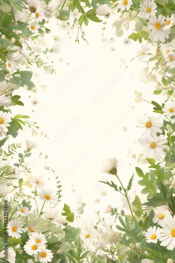 Background materials for plant flowers