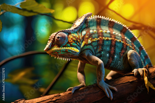 A cybersecurity protocol inspired by the mimicry of chameleons  adapting its defenses and camouflage to blend into the digital environment undetected.