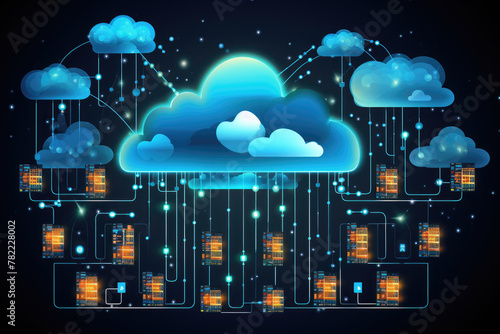 A dynamic cloud infrastructure that adapts to the energy levels of its users, scaling computational power up or down to match their daily rhythms.