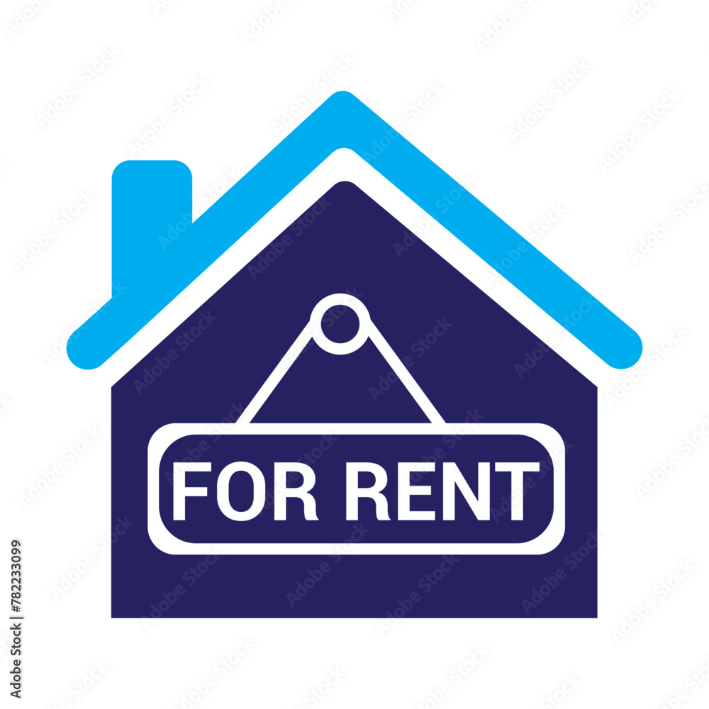 sold and for rent home icon, House for sale. Vector illustration design.