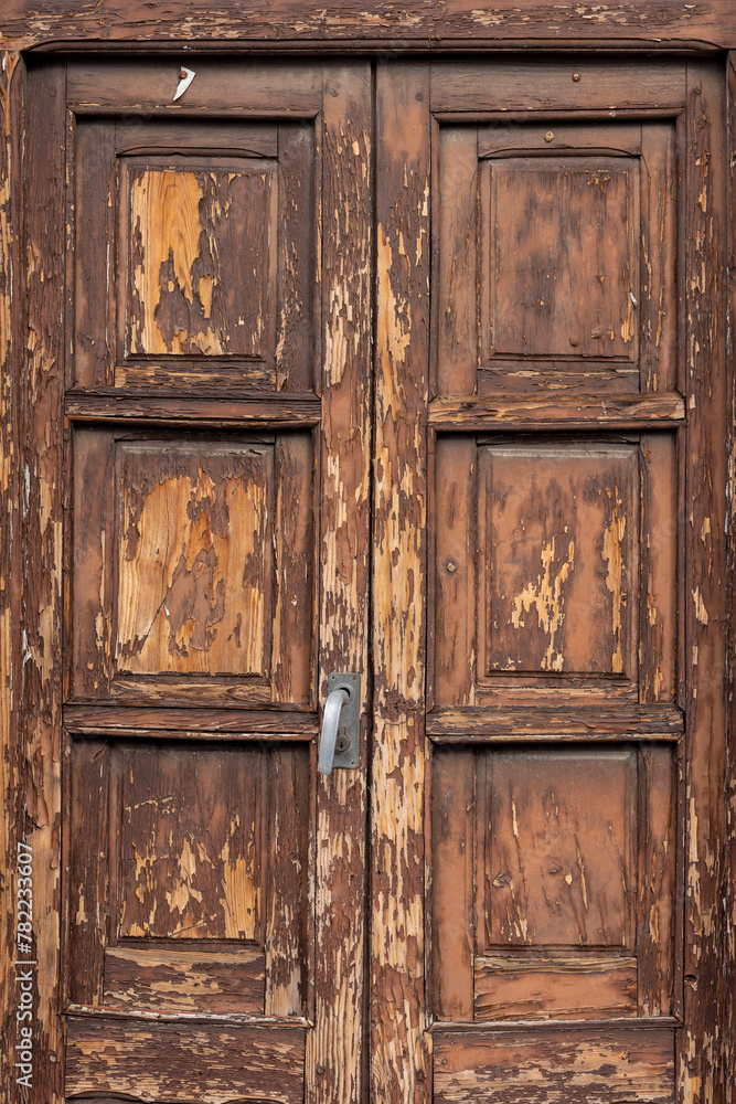 old weathered texture wooden door