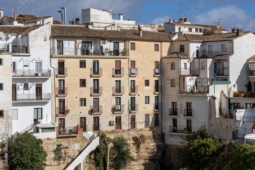 View from the famous bridge from Ronda village