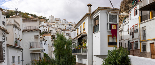 Architecture from the picturesque Setenil de las Bodegas village