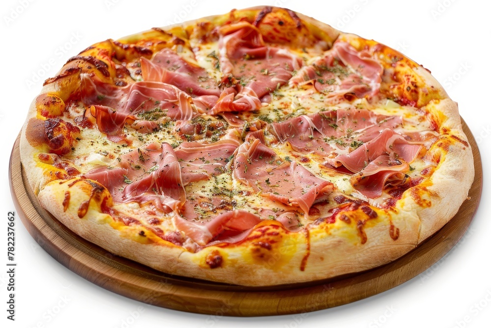 Prosciutto pizza