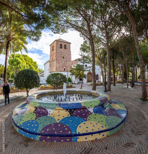 Wallpaper Mural Beautiful and charming park from village of Mijas Torontodigital.ca