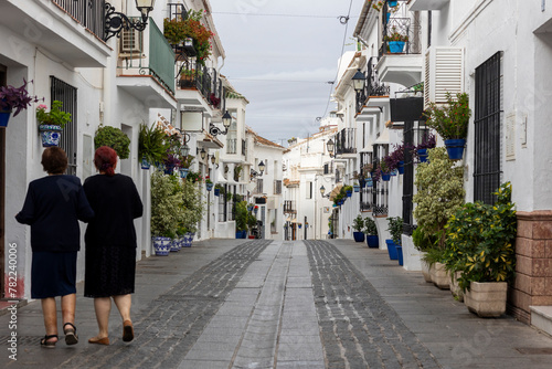 Beautiful and charming white village of Mijas