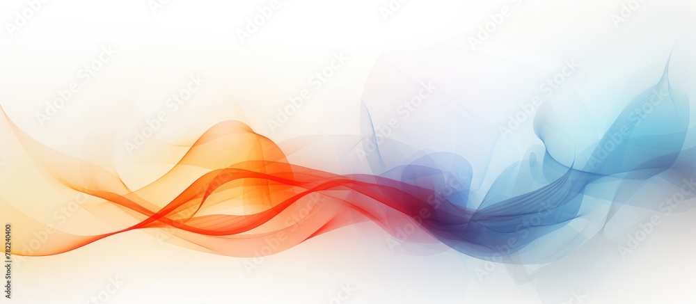 Abstract background of colorful smoke wave