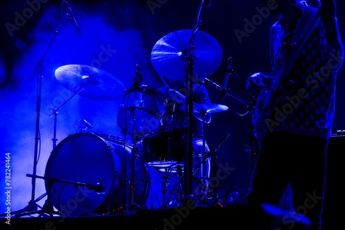 Drum player performing on Music Festival