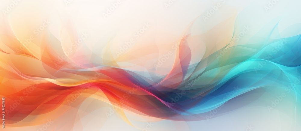 Abstract background with colorful vibrant swirls Abstract background with colorful vibrant swirls