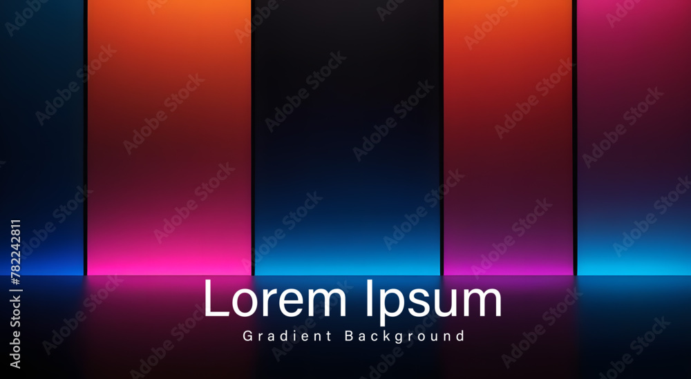 Abstract  glowing  gradient background, beautiful abstract template, colorful waves, Modern abstract colorful background, Suited for poster, cover, banner, brochure, science, website