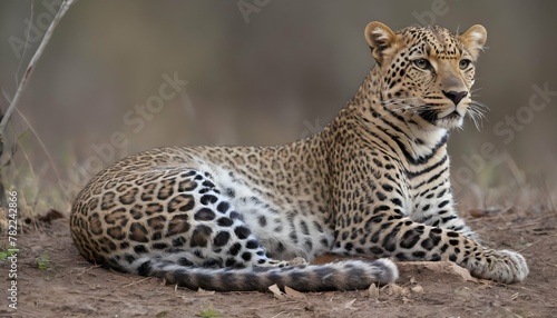 A-Leopard-With-Its-Body-Coiled-Ready-To-Spring- 2