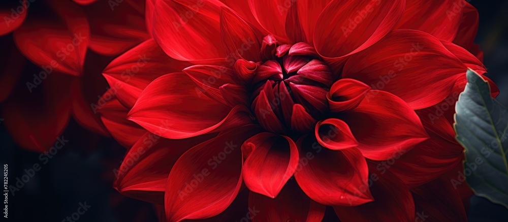 Red bloom amidst many Red bloom amidst many