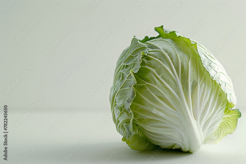 White cabbage isolated on white background White cabbage isolated on white background