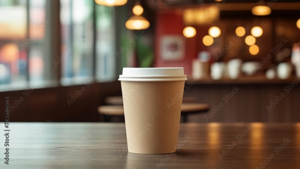 A moment of calm in a bustling café A moment of calm in a bustling café