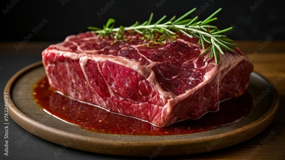 Deliciously cooked steak ready to be savored Deliciously cooked steak ready to be savored