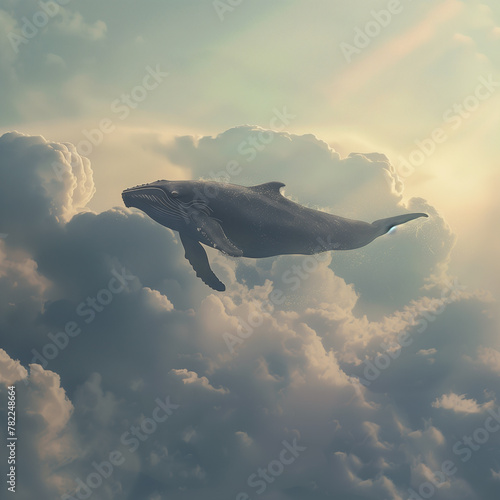 구름사이의 고래