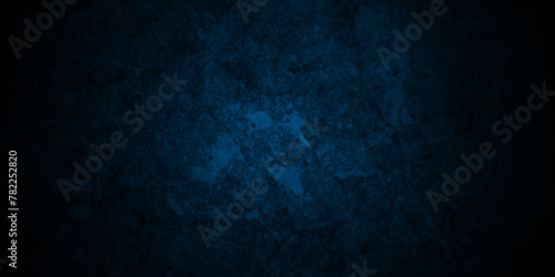  Dark Blue background with grunge backdrop texture, watercolor painted mottled blue background, colorful bright ink and watercolor textures on black paper background.