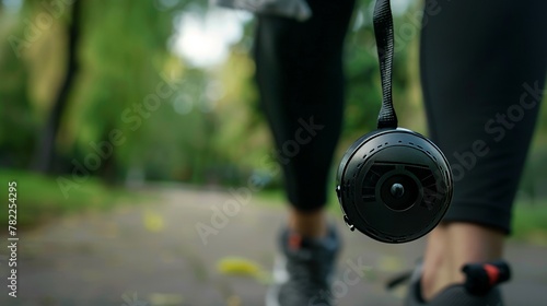 Wallpaper Mural A personal safety alarm carried by joggers, emitting a loud sound to deter attackers and alert nearby people Torontodigital.ca