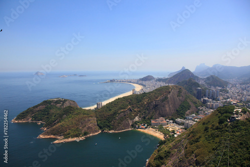 Fototapeta Naklejka Na Ścianę i Meble -  Aerial view of Rio de Janeiro city  in Brazil