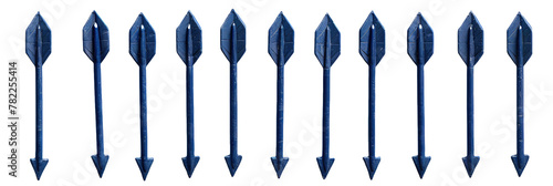 Indigo Arrows Right Row