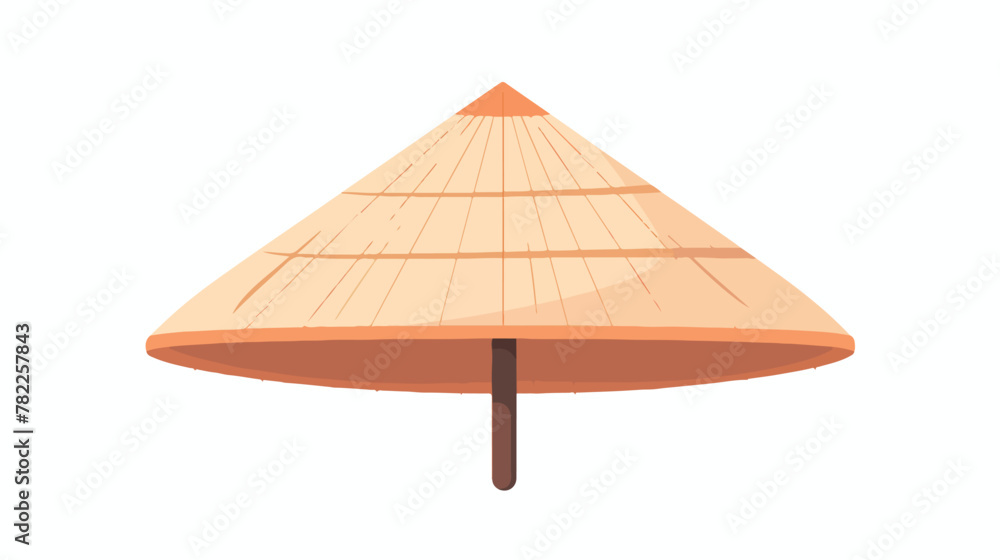 Asian conical hat icon. Cartoon illustration of asi