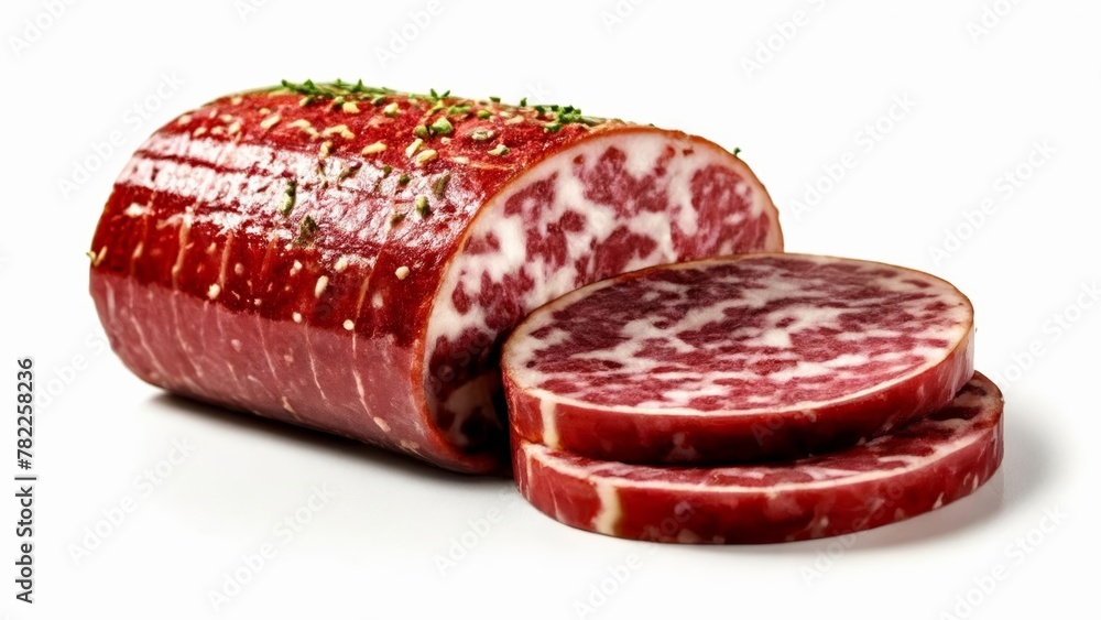 Deliciously marbled meat ready to be savored Deliciously marbled meat ready to be savored