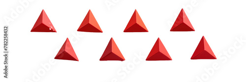 Red Triangles Row