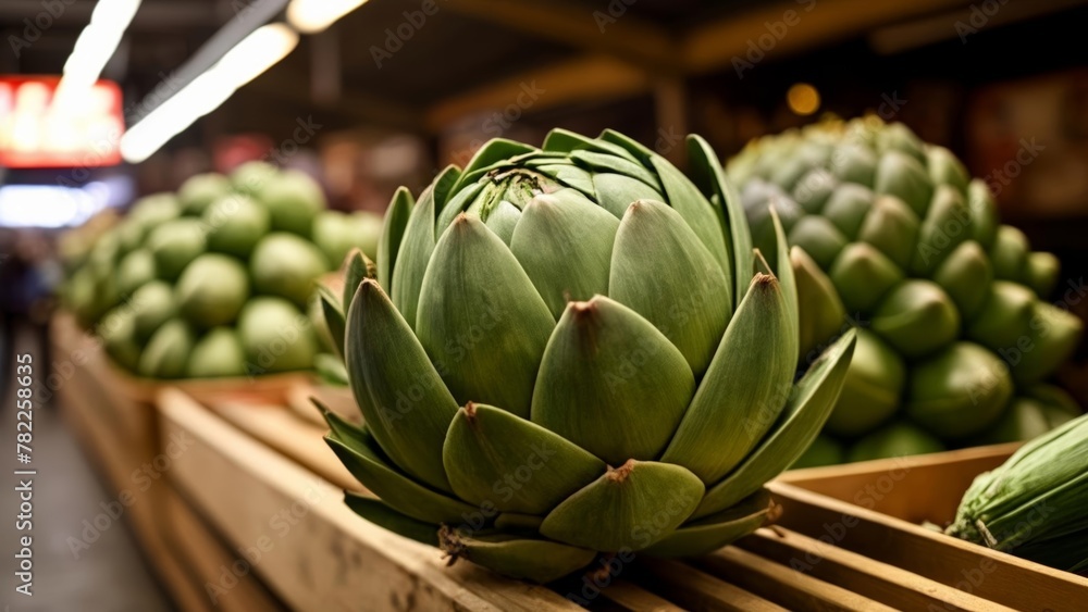 Obraz premium Fresh produce at the market ready for purchase