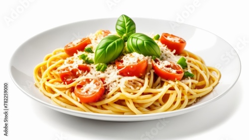  Delicious pasta dish with fresh tomatoes and basil
