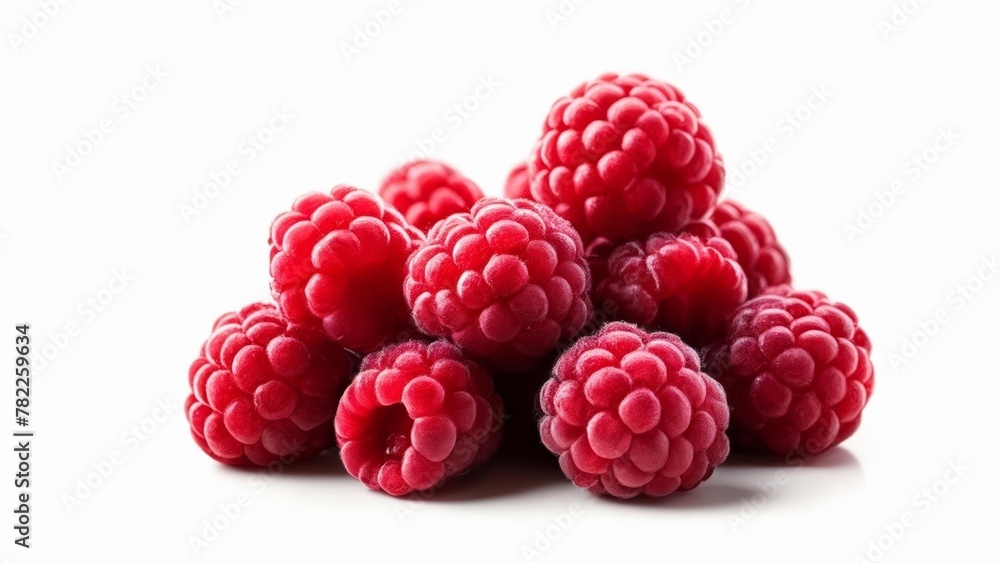 Fresh juicy raspberries perfect for a healthy snack or recipe Fresh juicy raspberries perfect for a healthy snack or recipe